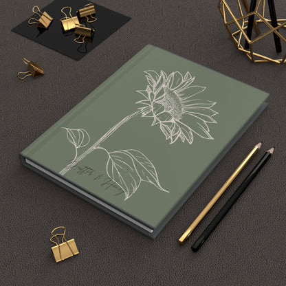 Sunflower-Hardcover Journal