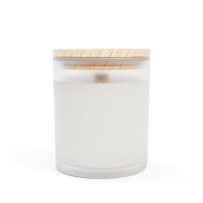 Frosted Glass Candle, 11oz-B&H