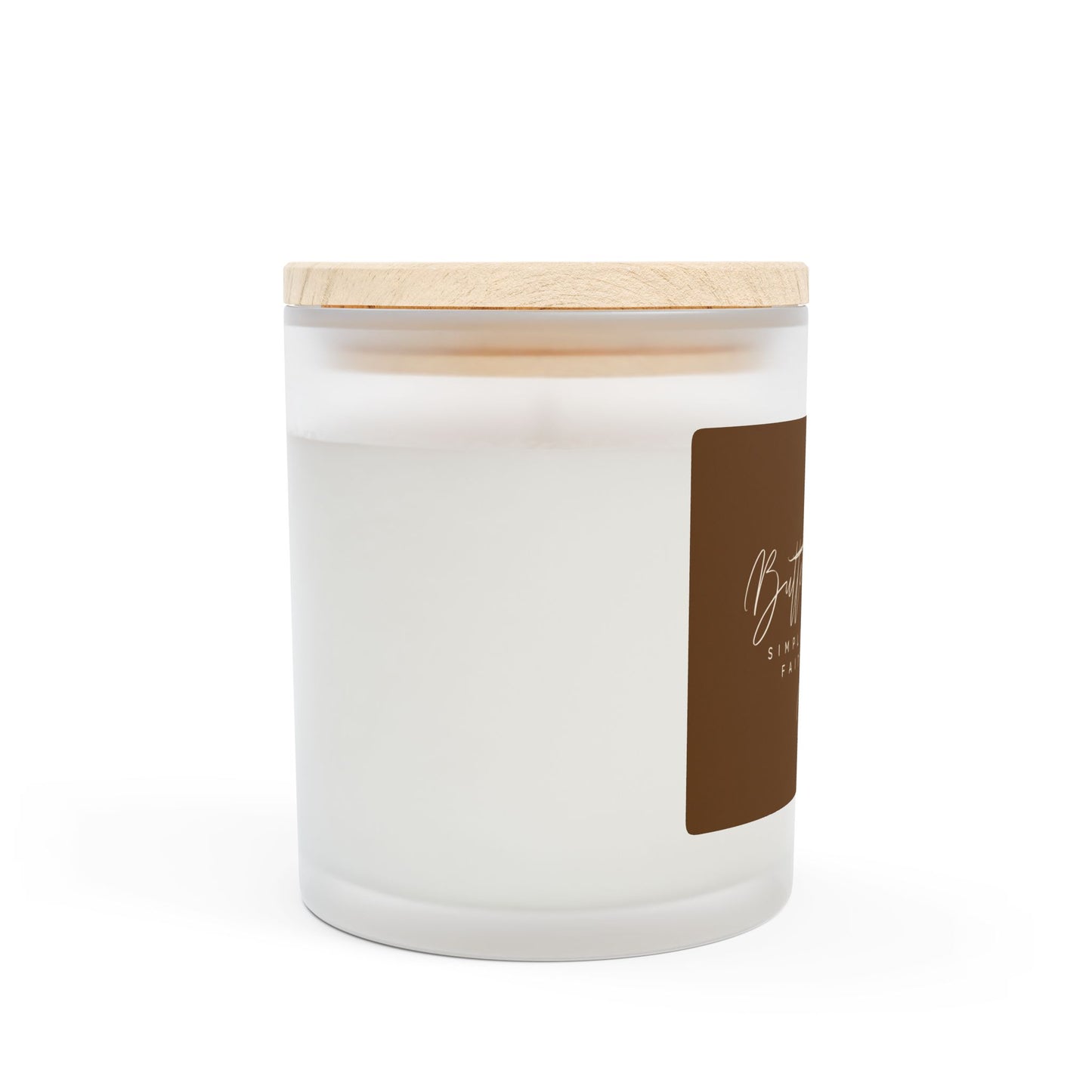 Frosted Glass Candle, 11oz-B&H