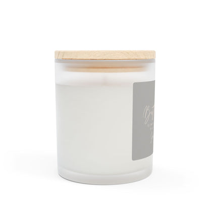 Frosted Glass Candle, 11oz-B&H