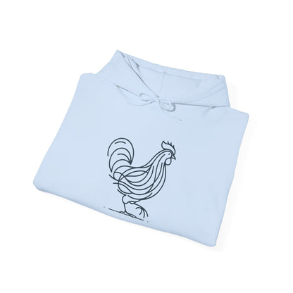 Chicken Line-Hooded Sweatshirt