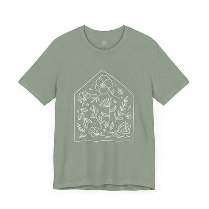 Butter & Honey Shop T-shirt- Floral Front