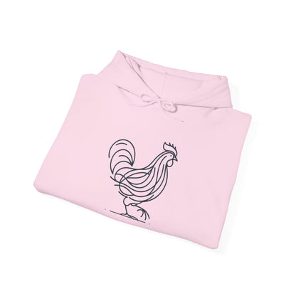 Chicken Line-Hooded Sweatshirt