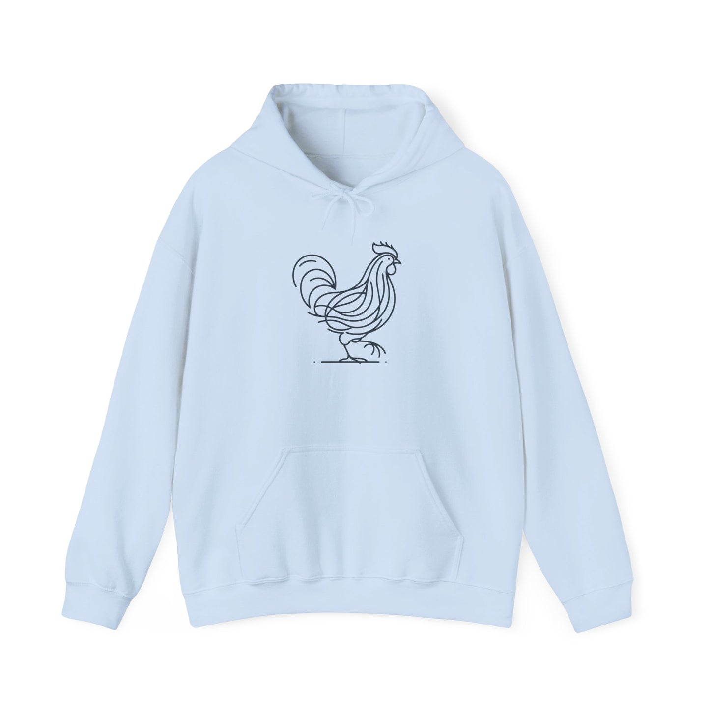 Chicken Line-Hooded Sweatshirt