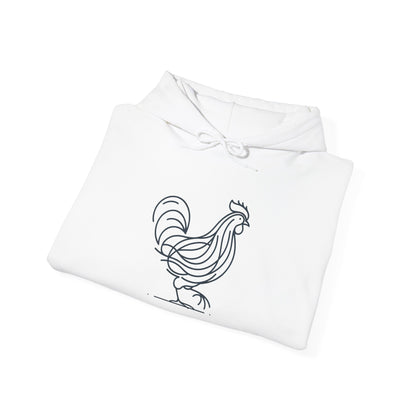 Chicken Line-Hooded Sweatshirt