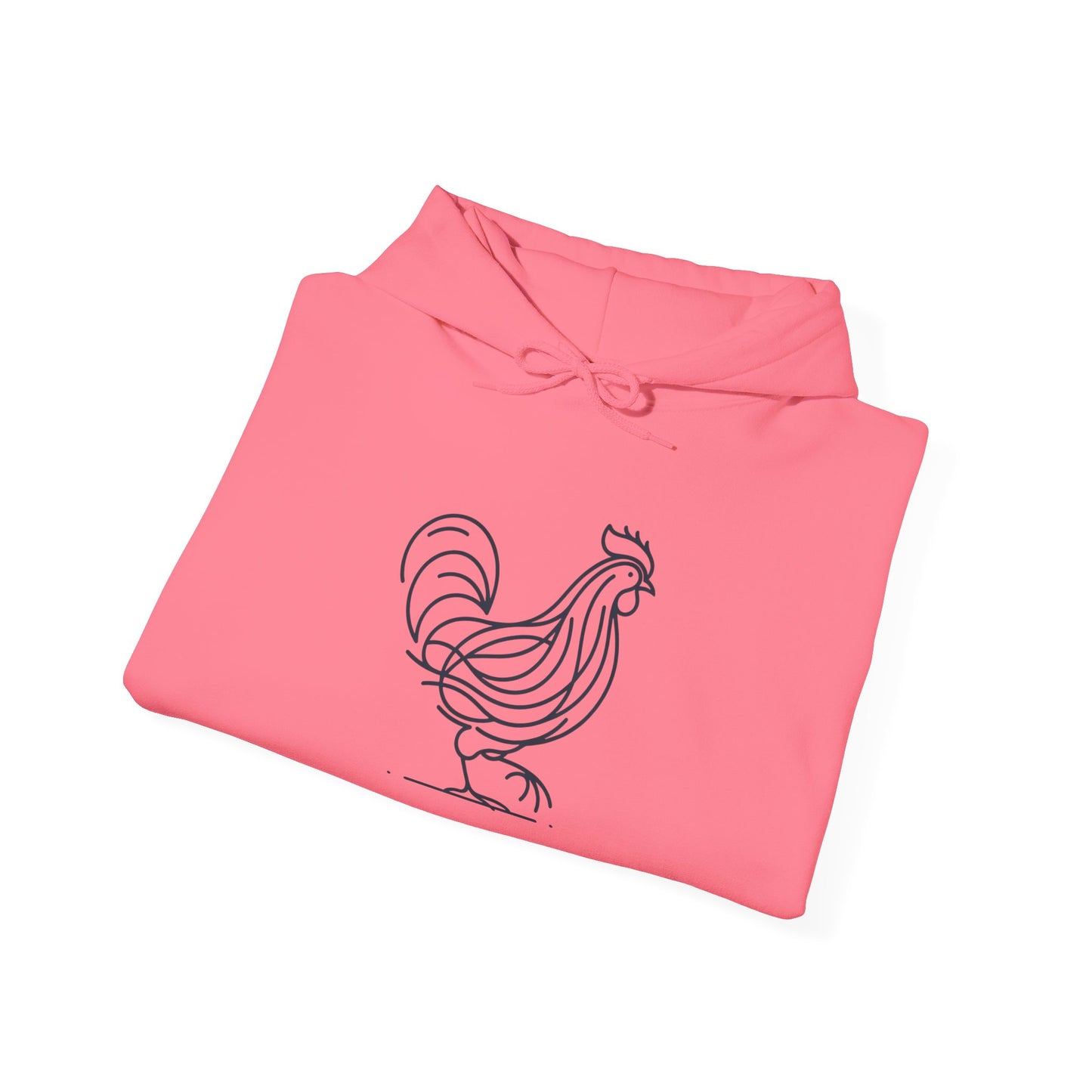 Chicken Line-Hooded Sweatshirt