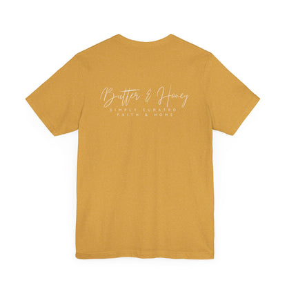 Butter & Honey Shop T-shirt- Floral Front