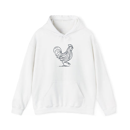 Chicken Line-Hooded Sweatshirt