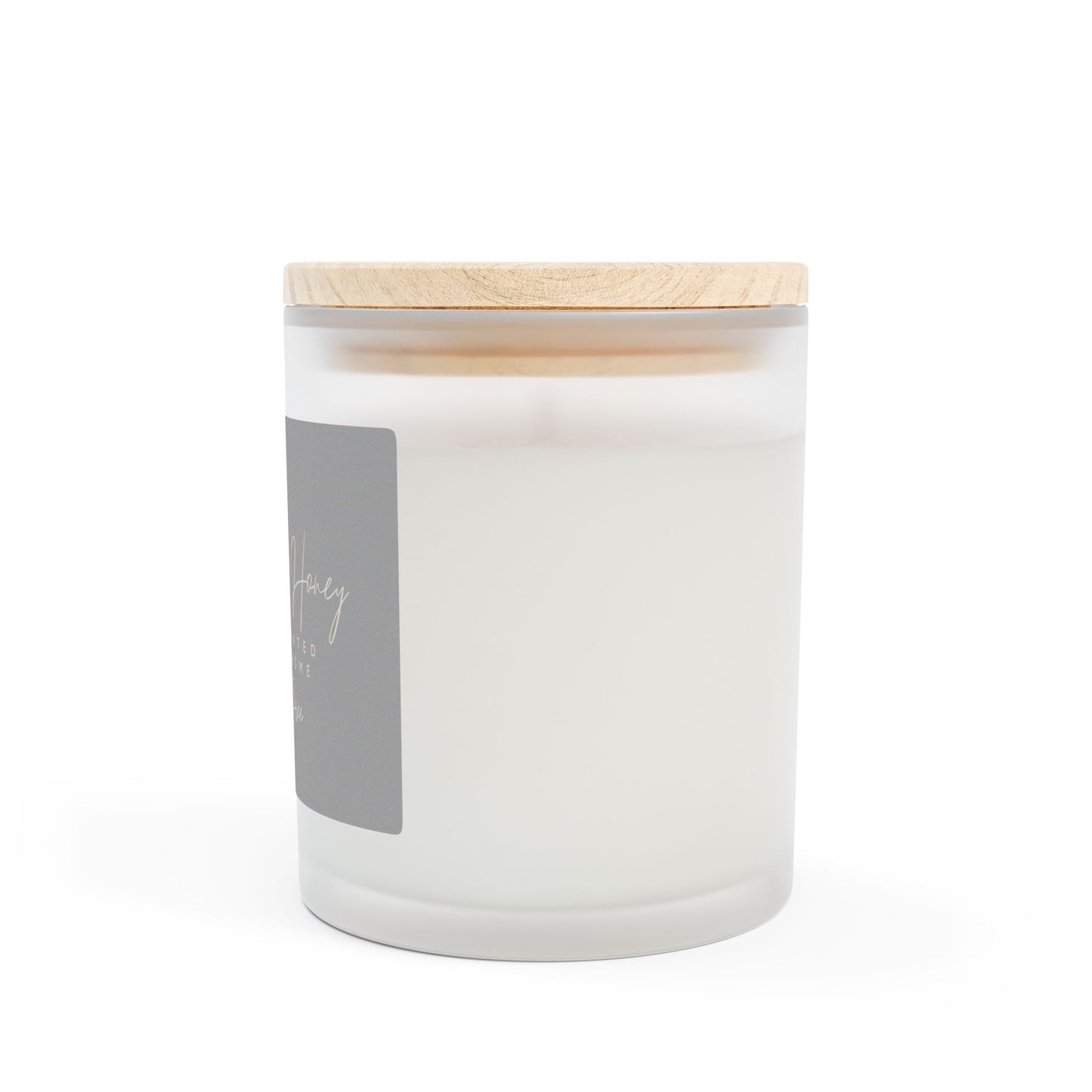 Frosted Glass Candle, 11oz-B&H