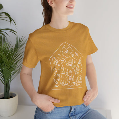 Butter & Honey Shop T-shirt- Floral Front