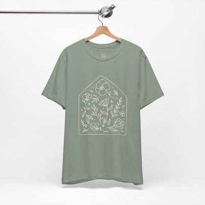 Butter & Honey Shop T-shirt- Floral Front