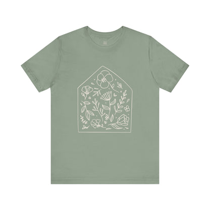 Butter & Honey Shop T-shirt- Floral Front