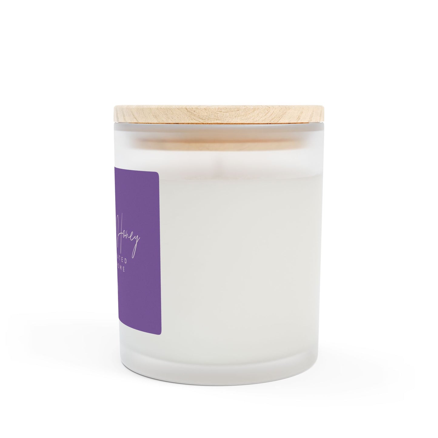 Frosted Glass Candle, 11oz-B&H